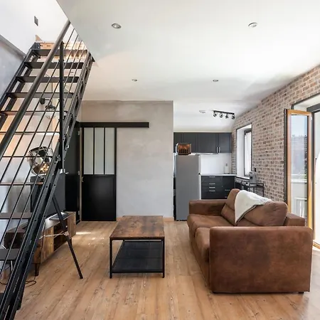 Superbe Loft Industriel - Casa Vostra - Caution 800 Eur & Id Requises - Tram-frontiere