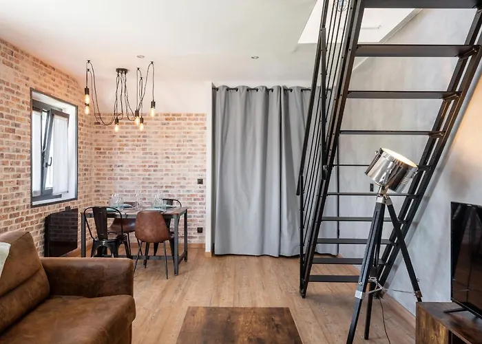 アパート Superbe Loft Industriel - Casa Vostra - Caution 800 Eur & Id Requises - Tram-frontiere ガイヤール